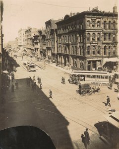 LaSalle Street, North of Randolph Street, 1890 by American Photographer